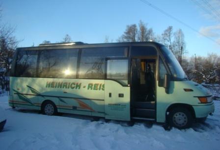Minibus rental (with driver) Europe Iveco 25 seats
