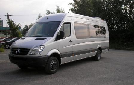 Bus rental Europe Mercedes Benz Sprinter Lux TOP Business class